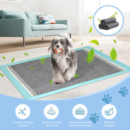 Toalla absorbente con carbón activado