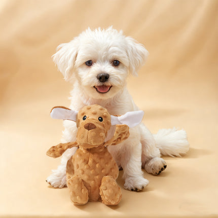 Juguete de osito marrón