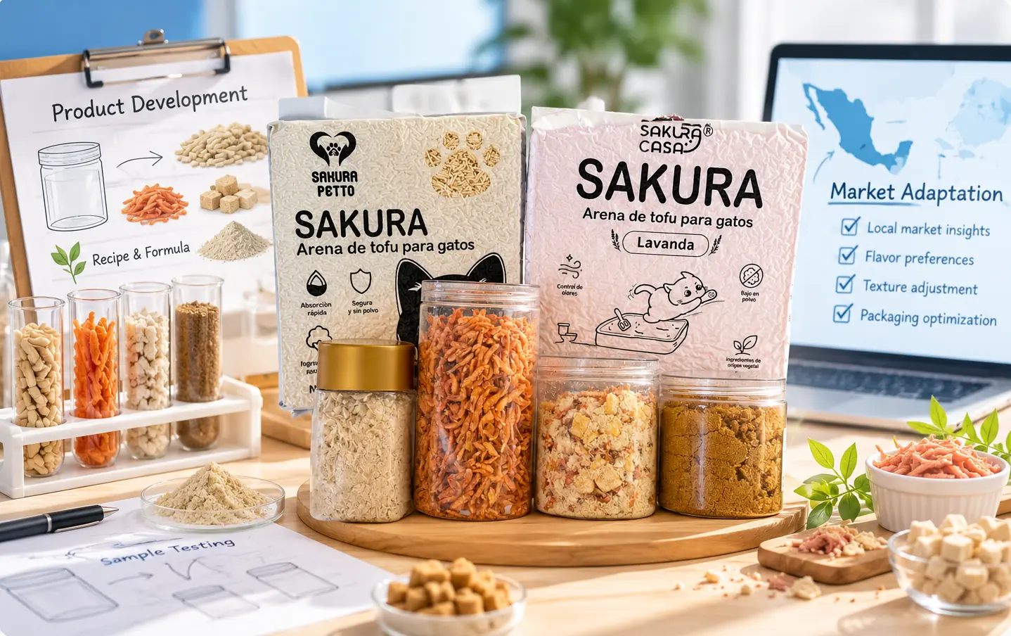 Private-label pet product packaging and branding