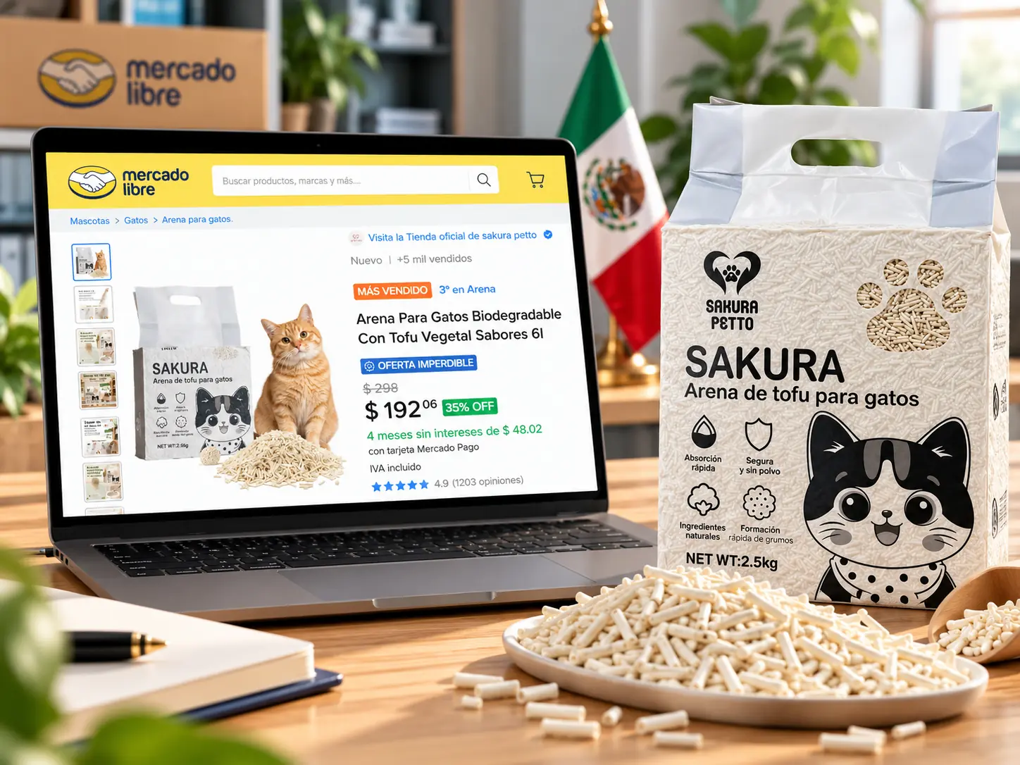 Sakura Casa products in the Mexican market